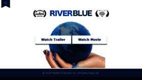 What Riverbluethemovie.com website looked like in 2018 (5 years ago)