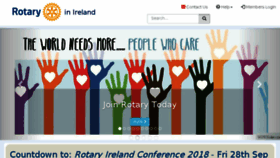 What Rotary.ie website looked like in 2018 (5 years ago)