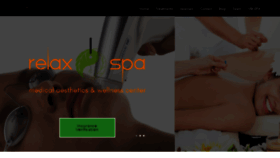 What Relaxspa.us website looked like in 2018 (5 years ago)
