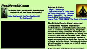 What Realnewsuk.com website looked like in 2018 (5 years ago)
