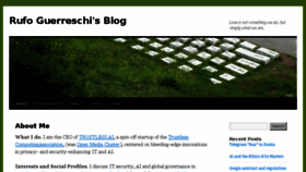 What Rufoguerreschi.com website looked like in 2018 (6 years ago)