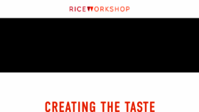 What Riceworkshop.com.au website looked like in 2018 (5 years ago)