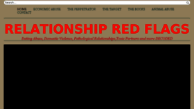 What Relationshipredflags.com website looked like in 2018 (5 years ago)
