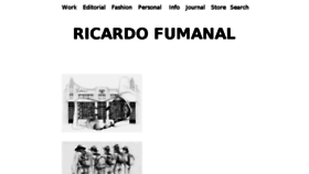 What Ricardofumanal.com website looked like in 2018 (5 years ago)