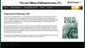 What Recoverypay.com website looked like in 2018 (5 years ago)