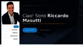 What Riccardomasutti.com website looked like in 2018 (5 years ago)