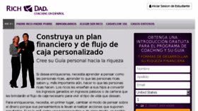 What Richdadcoaching-espanol.com website looked like in 2018 (5 years ago)