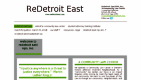 What Redetroiteast.com website looked like in 2018 (5 years ago)