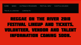 What Reggaeontheriver.com website looked like in 2018 (5 years ago)