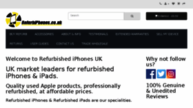 What Refurbiphones.co.uk website looked like in 2018 (5 years ago)