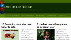 What Remediosconhierbas.com website looked like in 2018 (5 years ago)