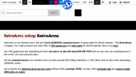 What Retroarms.com website looked like in 2018 (5 years ago)