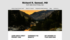 What Richardsamuelmd.com website looked like in 2018 (5 years ago)