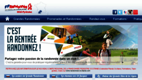 What Randonnees-midi-pyrenees.com website looked like in 2018 (5 years ago)