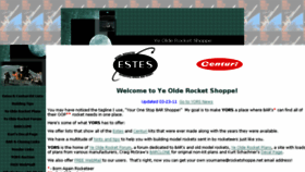 What Rocketshoppe.com website looked like in 2018 (5 years ago)