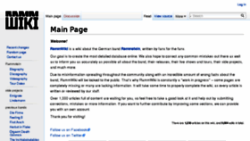 What Rammwiki.net website looked like in 2018 (5 years ago)