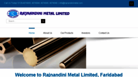What Rajnandinimetal.com website looked like in 2018 (5 years ago)