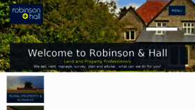 What Robinsonandhall.co.uk website looked like in 2018 (5 years ago)