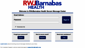 What Rwjbhsecure.com website looked like in 2018 (5 years ago)