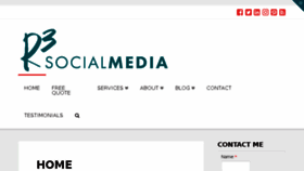 What R3socialmedia.com website looked like in 2018 (5 years ago)