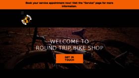 What Roundtripbikeshop.com website looked like in 2018 (5 years ago)