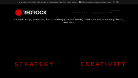 What Redrock-interactive.com website looked like in 2018 (5 years ago)