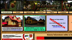 What Radawa.pl website looked like in 2018 (5 years ago)