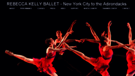 What Rebeccakellyballet.com website looked like in 2018 (5 years ago)