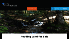 What Reddingland.com website looked like in 2018 (5 years ago)