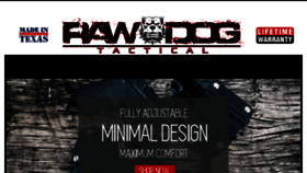 What Rawdogtactical.com website looked like in 2018 (5 years ago)