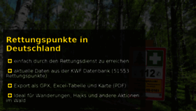 What Rettungspunkte.rr197.de website looked like in 2018 (5 years ago)