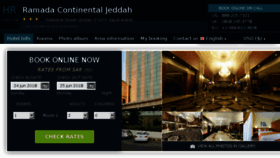What Ramada-continental-jeddah.h-rez.com website looked like in 2018 (5 years ago)