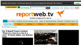 What Reportweb.tv website looked like in 2018 (5 years ago)