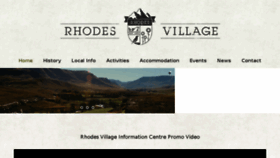 What Rhodesvillage.co.za website looked like in 2018 (5 years ago)