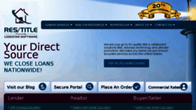 What Res-title.com website looked like in 2018 (5 years ago)
