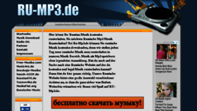 What Ru-mp3.de website looked like in 2018 (5 years ago)