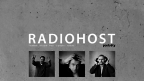What Radiohost.cz website looked like in 2018 (5 years ago)