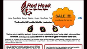 What Redhawk-archery.com website looked like in 2018 (5 years ago)