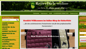 What Reiterdiele-online.de website looked like in 2018 (5 years ago)