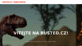 What Rusted.cz website looked like in 2018 (5 years ago)