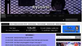 What Ryuukoi.id website looked like in 2018 (5 years ago)