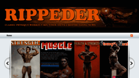 What Rippeder.com website looked like in 2018 (5 years ago)