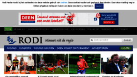 What Rodi.nl website looked like in 2018 (5 years ago)
