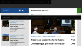 What Rodoslovlje.hr website looked like in 2018 (5 years ago)