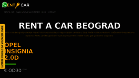 What Rentacar-belgrade.com website looked like in 2018 (5 years ago)