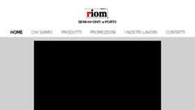What Riomserramenti.it website looked like in 2018 (5 years ago)