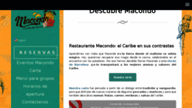 What Restaurantemacondo.com website looked like in 2018 (5 years ago)
