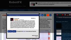 What Robotfx.info website looked like in 2018 (5 years ago)