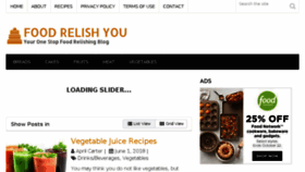 What Relishyou.ca website looked like in 2018 (5 years ago)