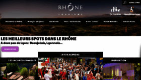 What Rhonetourisme.com website looked like in 2018 (5 years ago)